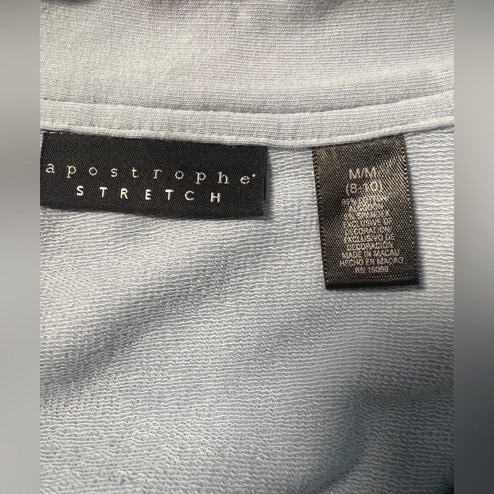 Apostrophe stretch light weight jacket - baby blue - size M - Picture 4 of 9